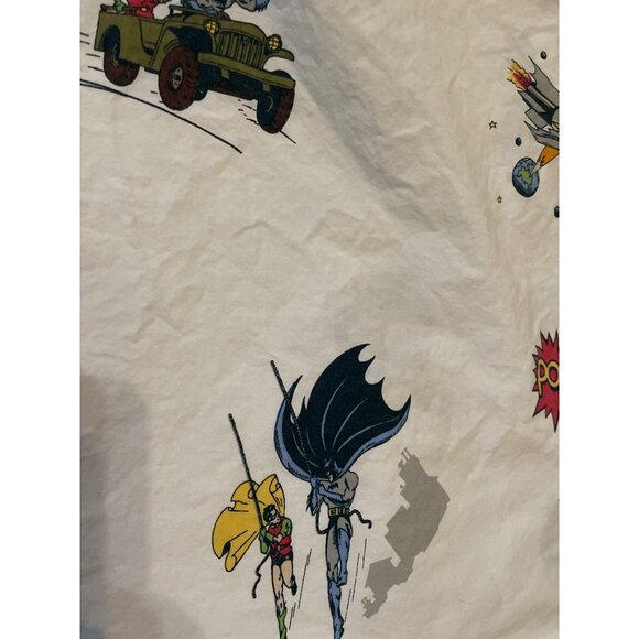 Pottery Barn Kids Batman Full Sheet Set Please Read - Picture 8 of 14